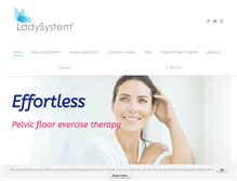 Tablet Screenshot of ladysystem.com