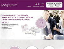 Tablet Screenshot of ladysystem.ca